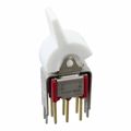 7201J2V4BE1 - Switch Rocker ON None ON DPDT PC Pins Lever 20VAC 20VDC 0.4VA