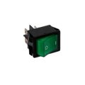 R5BBLKGRNGF2 - SWITCH ROCKER DPST 20A 125V