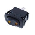 SRA2-1F-DC-1-AA - SPDT ON-OFF-ON 2 AMBER LED-IP56