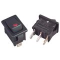 PRASB2-16F-BBR00 - SWITCH ROCKER SPST 16A 125V