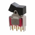 7208J1V3BE2 - SWITCH ROCKER DPDT 0.4VA 20V