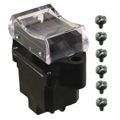 2TP12-70 - Switch Rocker (ON) ON (ON) SP3T Screw Rocker 10A 277VAC 250VDC 372.85VA