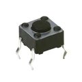 PTS645TK50LFS - Switch Tactile N.O. SPST Round Button PC Pins 0.05A 12VDC 100000Cycles 2.55N Thru-Hole Bulk