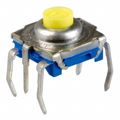 KSA1M511LFT - Switch Tactile N.O. SPST Round Button PC Pins 0.05A 32VDC 1VA 100000Cycle 7N Thru-Hole Bulk