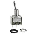 M2011SD3W01 - Switch Toggle ON None OFF SPST Small Bat Lever Solder Lug 6A 250VAC 30VDC Panel Mount with Threads
