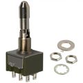 M2023LL1W01 - Toggle Switch DPDT On-Off-On (maintained) 250VAC 6A/125Vac at 125V Solder Lug Terminal