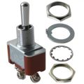 S303T - Switch Toggle ON OFF ON SPDT Round Lever Screw Lug 20A 250VAC 30VDC Panel Mount with Threads