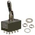 M2042LL1W01 - SWITCH TOGGLE 4PDT 6A 125V