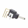 A12AV - NKK SWITCHES A12AV Toggle Switch, Non Illuminated, SPDT, On-On, Through Hole, 100 mA
