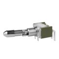 M2012LL2W30 - Switch Toggle ON None ON SPDT Locking Lever PC Pins 6A 250VAC 30VDC PC Mount with Bracket