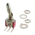 7101K2AQE - Switch Toggle ON None ON SPDT Locking Lever PC Pins 5A 250VAC 28VDC PC Mount with Bracket and Threads