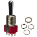 7205TPZQE - Toggle Switches (ON)OFF(ON)DPDT BAT