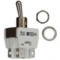 646H/2 - APEM 646H/2Toggle Switch, 600H Series, Non Illuminated, DPDT, On-On, Panel, 15 A