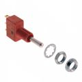 E103SYZQE - Switch Toggle ON OFF ON SPDT Round Lever Solder Lug 7.5A 250VAC 28VDC Panel Mount with Threads