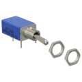 21136NA - APEM 21136NA Toggle Switch, 21000N Series, Non Illuminated, SPDT, On-On, Through Hole, 4 A