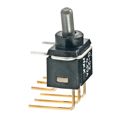 G22AH - TOGGLE SWITCH, DPDT, R/A, ON-ON