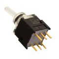 B12JJPF - TOGGLE SWITCH, SPDT, ON-ON, GREEN