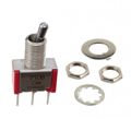 7108MYCQE - Switch Toggle ON None Mom SPDT Round Toggle PC Pins 5A 250VAC 28VDC PC Mount with Threads