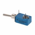 21236NA - Switch Toggle ON ON SPDT Round Toggle PC Pins 4A 250VAC 30VDC PC Mount with Bracket