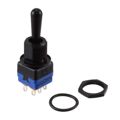 12147AGX408 - APEM 12147AGX408 TOGGLE SWITCH, DPDT, 4A, 250 VAC