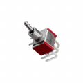 U21MD9AQE - Switch Toggle ON None ON DPDT Round Lever PC Pins 5A 250VAC 28VDC PC Mount with Bracket Bulk