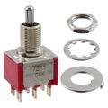 7211MHZQE - SWITCH TOGGLE SP3T 5A 120V