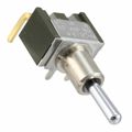 M2018SS2G30 - Switch Toggle (ON) OFF (ON) SPDT Small Bat Lever PC Pins 0.1A 28VAC 28VDC 0.4VA PC Mount with Bracket