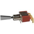 7101L41Y9AGE22 - Switch Toggle ON None ON SPDT Lever PC Pins 5A 250VAC 28VDC 0.4VA PC Mount with Bracket
