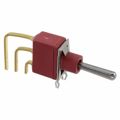 E103SD1AV3GE - Switch Toggle ON OFF ON SPDT Round Lever PC Pins 7.5A 250VAC 28VDC 0.4VA PC Mount with Bracket