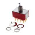 7401MDCBE - SWITCH TOGGLE 4PDT 0.4VA 20V