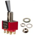 7201P3YZBE - SWITCH TOGGLE DPDT 0.4VA 20V