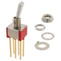 7201P3DWBE - SWITCH TOGGLE DPDT 0.4VA 20V