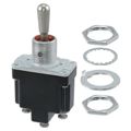 11TL1-7 - Switch Toggle ON OFF ON SPDT Round Lever Solder 15A 277VAC 250VDC 372.85VA Panel Mount with Threads