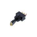 TE2-1A-DC-1-AL - WEDGE TOGGLE OFF-ON AMBER LED