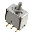 G3T22AP-S - Switch; Sealed; Toggle; DPDT; ON-NONE-ON; 0.4VA; 28VAC/DC; Gull Wing Upright Mnt; Tube