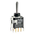 B26AB - SWITCH TOGGLE SP3T 0.4VA 28V