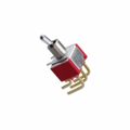 U21MD9AGE2 - Switch Toggle ON None ON DPDT Round Toggle PC Pins 5A 250VAC 28VDC 0.4VA PC Mount with Bracket