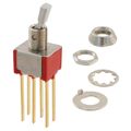 7201P4DWGE - SWITCH TOGGLE DPDT 5A 120V
