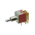 T205MH9ABE - Switch Toggle Mom OFF Mom DPDT Round Lever PC Pins 20VAC 20VDC 0.4VA PC Mount with Bracket