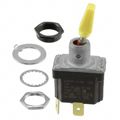 31NT391-2-C08 - Switch Toggle OFF None ON SPST Tab Lever Quick Conn 15A 277VAC 745.7VA Panel Mount with Threads