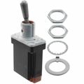 101TL2-5 - Switch Toggle ON OFF ON SPDT Round Lever IWTS 10A 277VAC 250VDC 372.85VA Panel Mount with Threads
