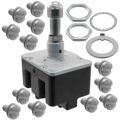4TL1-12E - SWITCH TOGGLE 4PDT 15A 125V