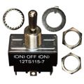 12TS115-7 - SWITCH TOGGLE DPDT 20A 125V